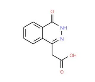2-(4-Oxo-3,4-dihydrophthalazin-1-yl)acetic acid (CAS 25947-11-9) - chemical structure image
