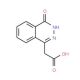 2-(4-Oxo-3,4-dihydrophthalazin-1-yl)acetic acid (CAS 25947-11-9) - chemical structure image
