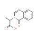2-(4-Oxo-4H-quinazolin-3-yl)-propionic acid (CAS 61381-36-0) - chemical structure image