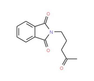 2-(4-Oxopentyl)-1H-isoindole-1,3(2H)-dione (CAS 3197-25-9) - chemical structure image