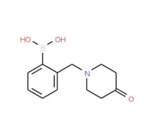 (2-[(4-Oxopiperidin-1-yl)methyl]phenyl)boronic acid (CAS 697739-42-7) - chemical structure image