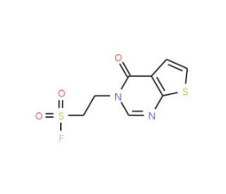2-(4-oxothieno[2,3-d]pyrimidin-3(4H)-yl)ethanesulfonyl fluoride - chemical structure image