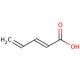 2,4-Pentadienoic acid (CAS 626-99-3) - chemical structure image