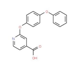 2-(4-phenoxyphenoxy)isonicotinic acid - chemical structure image