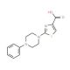 2-(4-Phenylpiperazino)-1,3-thiazole-4-carboxylicacid - chemical structure image