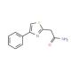 2-(4-Phenylthiazol-2-yl)acetamide (CAS 58351-19-2) - chemical structure image