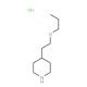 2-(4-Piperidinyl)ethyl propyl ether hydrochloride - chemical structure image