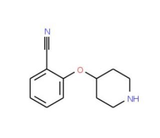 2-(4-Piperidinyloxy)benzonitrile (CAS 900572-37-4) - chemical structure image