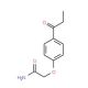 2-(4-Propionylphenoxy)acetamide - chemical structure image