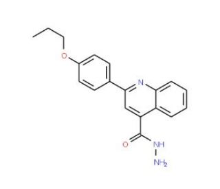2-(4-Propoxyphenyl)quinoline-4-carbohydrazide - chemical structure image