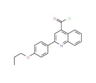 2-(4-propoxyphenyl)quinoline-4-carbonyl chloride - chemical structure image