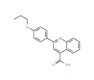 2-(4-Propoxyphenyl)quinoline-4-carboxylic acid - chemical structure image