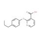 2-(4-propylphenoxy)nicotinic acid - chemical structure image