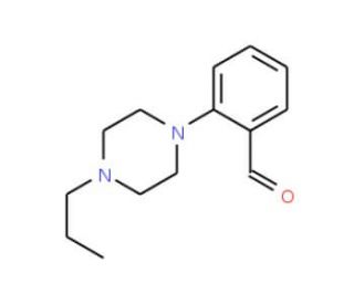 2-(4-propylpiperazin-1-yl)benzaldehyde - chemical structure image
