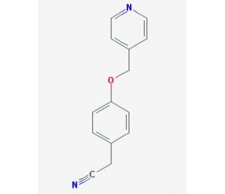 2-[4-(pyridin-4-ylmethoxy)phenyl]acetonitrile - chemical structure image