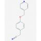 2-[4-(pyridin-4-ylmethoxy)phenyl]acetonitrile - chemical structure image