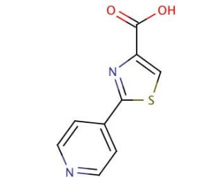 2-(4-Pyridyl)thiazole-4-carboxylic acid (CAS 21278-86-4) - chemical structure image
