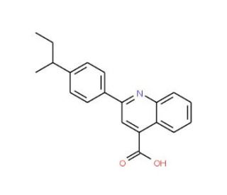 2-(4-sec-Butyl-phenyl)-quinoline-4-carboxylic acid - chemical structure image