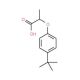 2-(4-tert-butylphenoxy)propanoic acid (CAS 6941-12-4) - chemical structure image