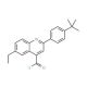 2-(4-tert-butylphenyl)-6-ethylquinoline-4-carbonyl chloride - chemical structure image