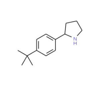 2-(4-tert-butylphenyl)pyrrolidine - chemical structure image