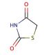 2,4-Thiazolidinedione (CAS 2295-31-0) - chemical structure image