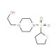 2-[4-(Thiophene-2-sulfonyl)-piperazin-1-yl]-ethanol - chemical structure image