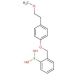 2-[(4′-(2-Methoxyethyl)phenoxy)methyl]phenylboronic acid (CAS 871126-29-3) - chemical structure image
