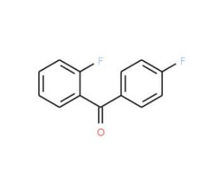 2,4&prime;-Difluorobenzophenone (CAS 342-25-6) - chemical structure image