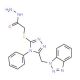 2-{[5-(1H-1,2,3-Benzotriazol-1-ylmethyl)-4-phenyl-4H-1,2,4-triazol-3-yl]thio}acetohydrazide - chemical structure image