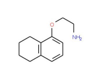 2-(5,6,7,8-Tetrahydro-1-naphthalenyloxy)-1-ethanamine - chemical structure image
