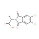 2-(5,6-Dichloro-1,3-dioxo-1,3-dihydro-isoindol-2-yl)-propionic acid - chemical structure image