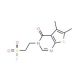 2-(5,6-dimethyl-4-oxothieno[2,3-d]pyrimidin-3(4H)-yl)ethanesulfonyl fluoride - chemical structure image