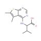 2-(5,6-Dimethyl-thieno[2,3-d]pyrimidin-4-ylamino)-3-methyl-butyric acid - chemical structure image
