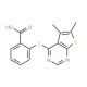 2-(5,6-Dimethyl-thieno[2,3-d]pyrimidin-4-ylsulfanyl)-benzoic acid - chemical structure image