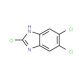 2,5,6-trichloro-1H-benzo[d]imidazole (CAS 16865-11-5) - chemical structure image