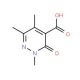 2,5,6-trimethyl-3-oxo-2,3-dihydropyridazine-4-carboxylic acid - chemical structure image