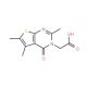 (2,5,6-Trimethyl-4-oxo-4H-thieno[2,3-d]pyrimidin-3-yl)-acetic acid - chemical structure image