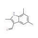 2,5,7-Trimethyl-1H-indole-3-carbaldehyde - chemical structure image