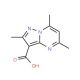 2,5,7-trimethylpyrazolo[1,5-a]pyrimidine-3-carboxylic acid (CAS 1158269-53-4) - chemical structure image