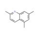 2,5,7-Trimethylquinoline (CAS 102871-67-0) - chemical structure image