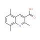 2,5,8-Trimethylquinoline-3-carboxylic acid (CAS 948291-16-5) - chemical structure image