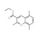 2,5,8-Trimethylquinoline-3-carboxylic acid ethyl ester (CAS 110139-48-5) - chemical structure image