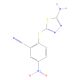 2-[(5-Amino-1,3,4-thiadiazol-2-yl)thio]-5-nitrobenzonitrile (CAS 175135-68-9) - chemical structure image