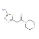 2-(5-Amino-[1,3,4]thiadiazol-2-yl)-1-morpholin-4-yl-ethanone - chemical structure image