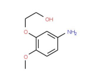 2-(5-amino-2-methoxyphenoxy)ethan-1-ol - chemical structure image
