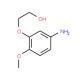 2-(5-amino-2-methoxyphenoxy)ethan-1-ol - chemical structure image