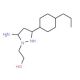 2-[5-amino-3-(4-propylphenyl)-1H-pyrazol-1-yl]ethan-1-ol - chemical structure image