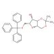 2,5-Anhydro-1,3-O-isopropylidene-6-O-trityl-D-glucitol (CAS 65758-50-1) - chemical structure image