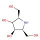 2,5-Anhydro-2,5-imino-D-glucitol (CAS 132295-44-4) - chemical structure image